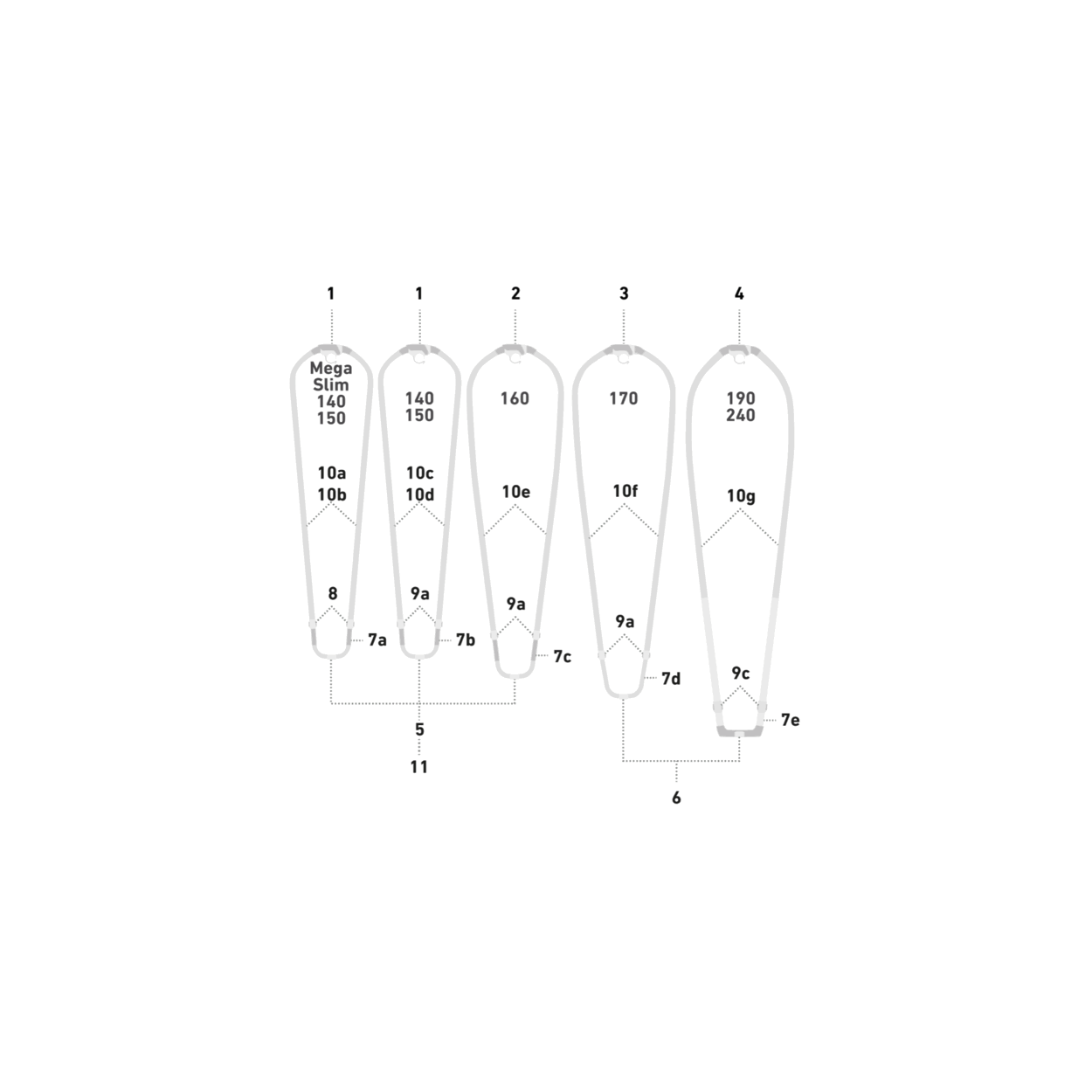 Duotone Windsurf EVA grip Platinum (2pcs) (SS22-SS24) 2