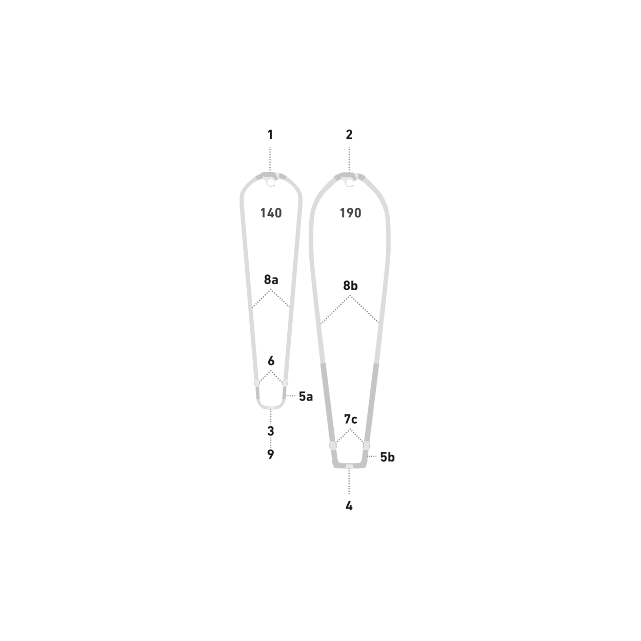Duotone Windsurf EVA grip Platinum Aero (2pcs) (SS22-onw) 2