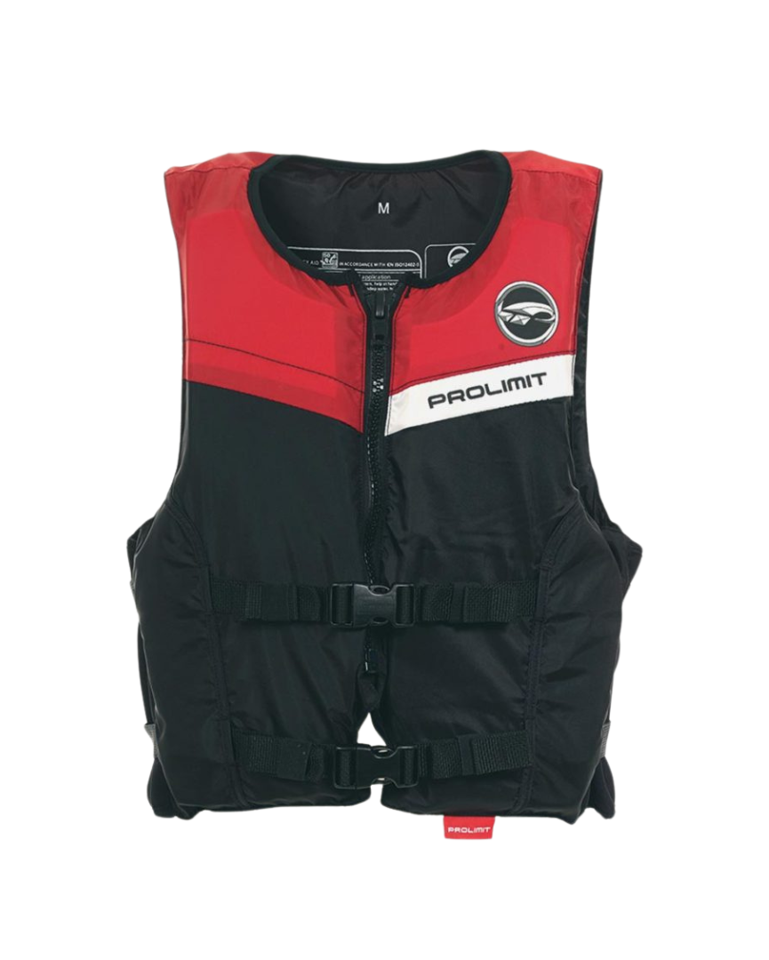 Prolimit Giubbotto Salvagente Freeride Zip Frontale NeroRosso