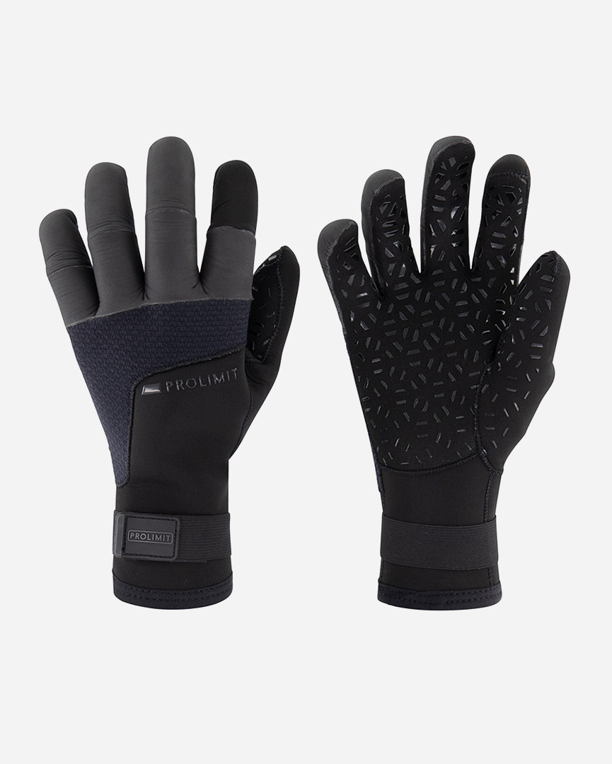 Prolimit Guanti Neoprene Curved Finger Utility 3mm Nero