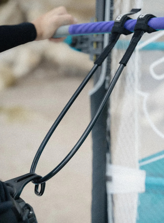 ION Cime Trapezio Fisse Nero per Boma Windsurf