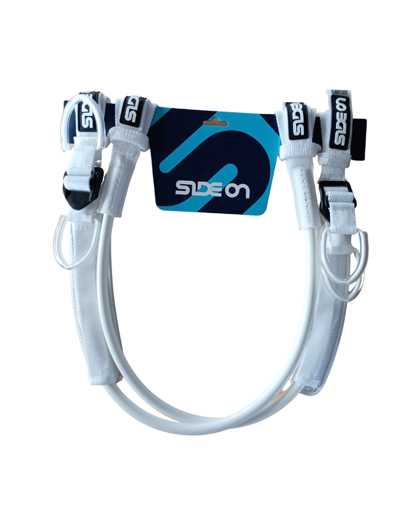 Sideon Cime Trapezio Bianco Regolabili per Boma Windsurf Nuova Versione