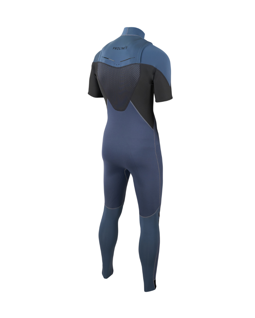 Prolimit Muta Bifoderata Fusion Shortarm 3/2 Blu Q-Lining Zip Frontale 2