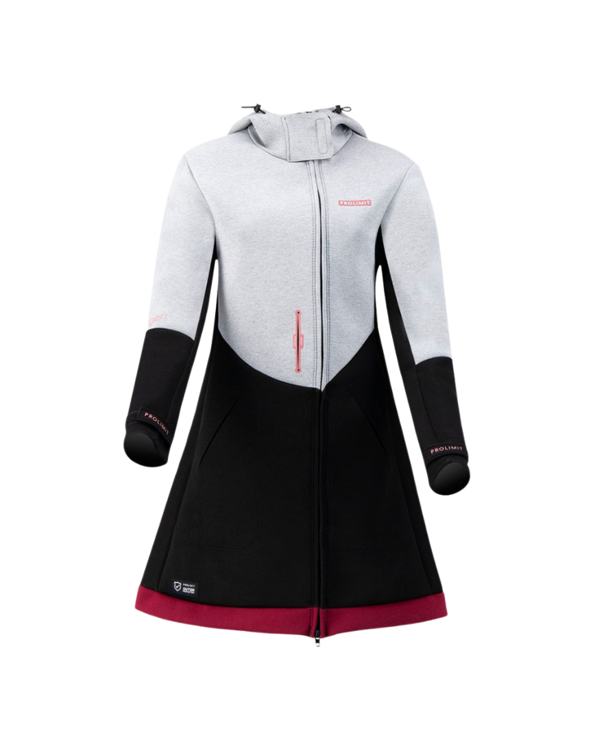 Prolimit Giacca Neoprene Pure Girl Racer Oxygen GrigioNero Donna 2