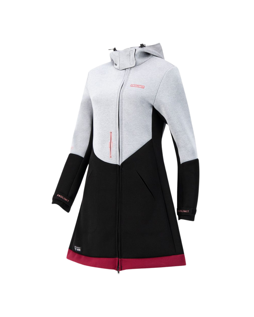 Prolimit Giacca Neoprene Pure Girl Racer Oxygen GrigioNero Donna