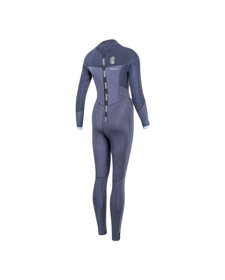Prolimit Muta Intera Bifoderata Flare Steamer 5/3 Zip Posteriore Navy Donna 3
