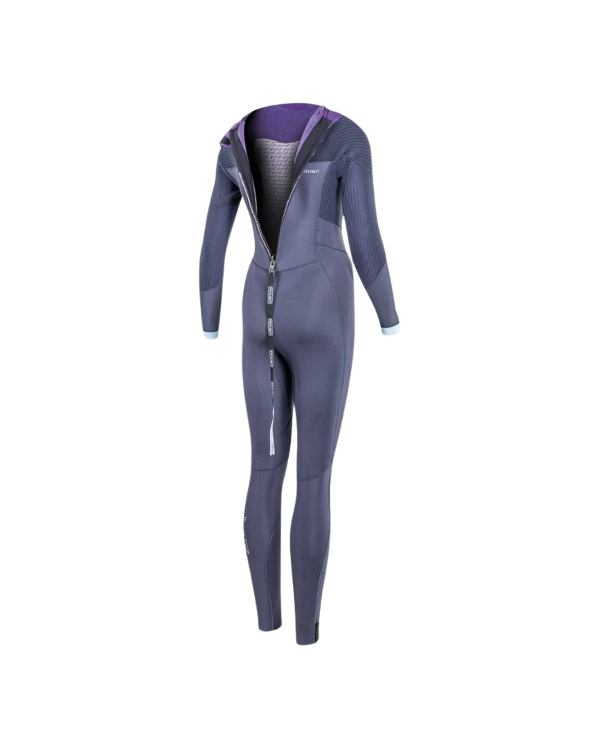 Prolimit Muta Intera Bifoderata Flare Steamer 5/3 Zip Posteriore Navy Donna 4