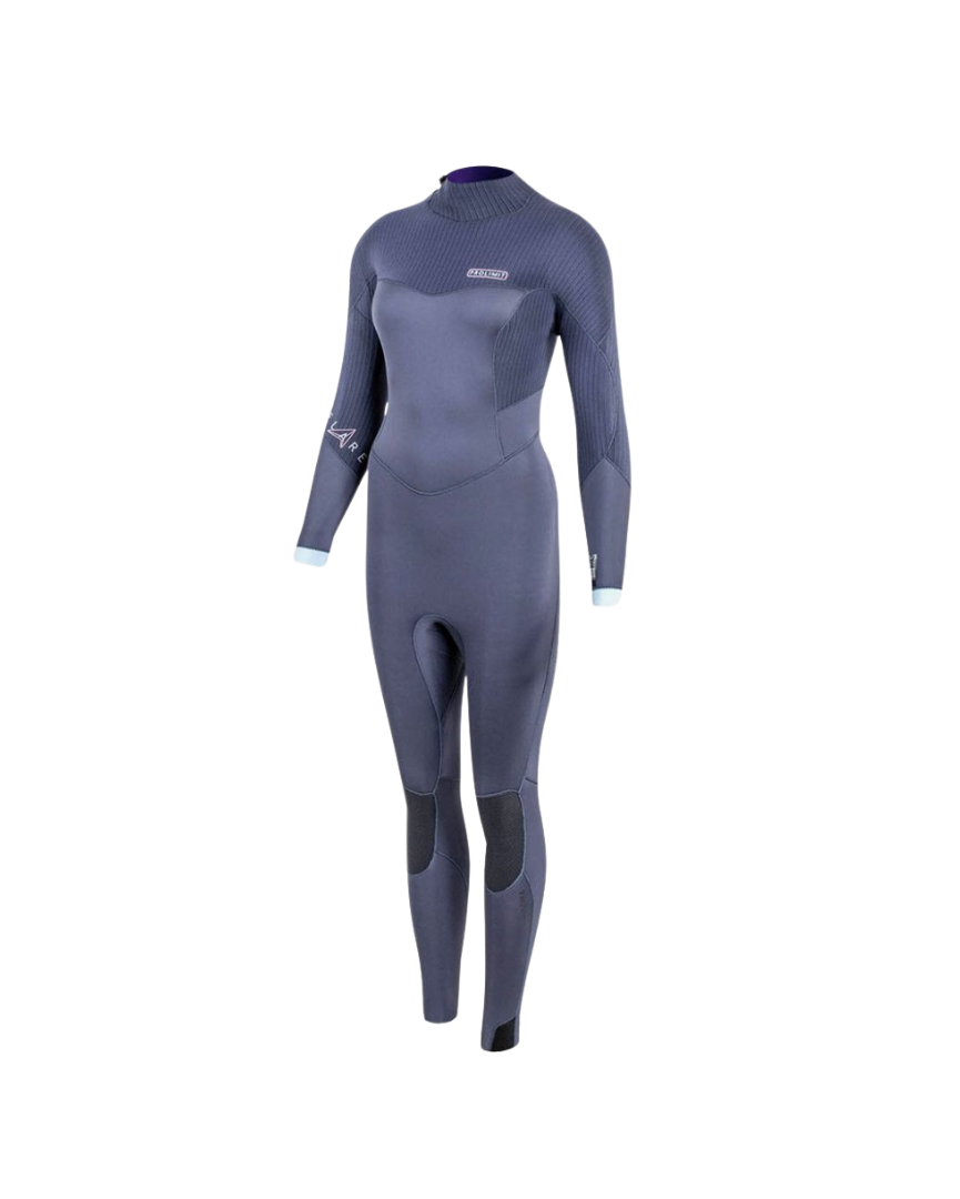 Prolimit Muta Intera Bifoderata Flare Steamer 5/3 Zip Posteriore Navy Donna
