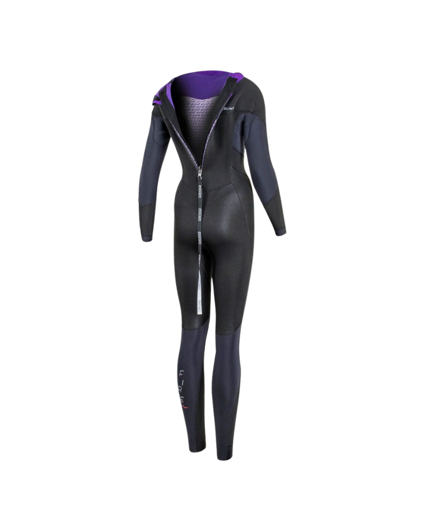 Prolimit Muta Intera Bifoderata Fire Steamer 5/3 Nero Zip Posteriore Donna 4