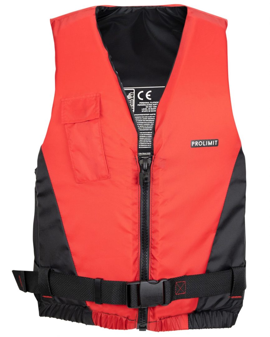 Prolimit Giubbotto Salvagente Multivest Rosso Zip Frontale