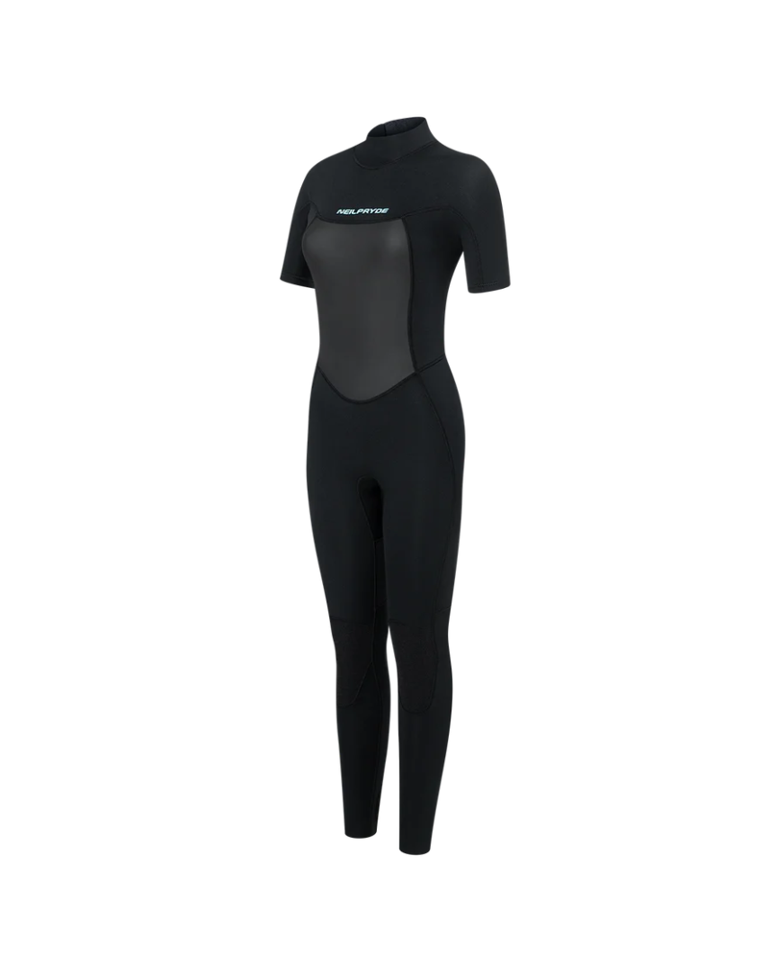 Neil Pryde Muta Bifoderata Nexus 3/2 Gamba Lunga Manica Corta Zip Posteriore Nero Donna 2