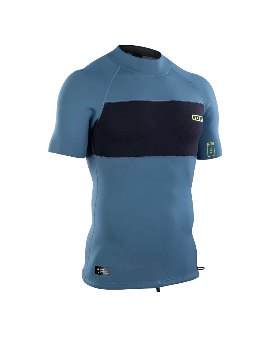ION Maglia Neoprene Neo Top 2/2 Manica Corta Uomo Petrol