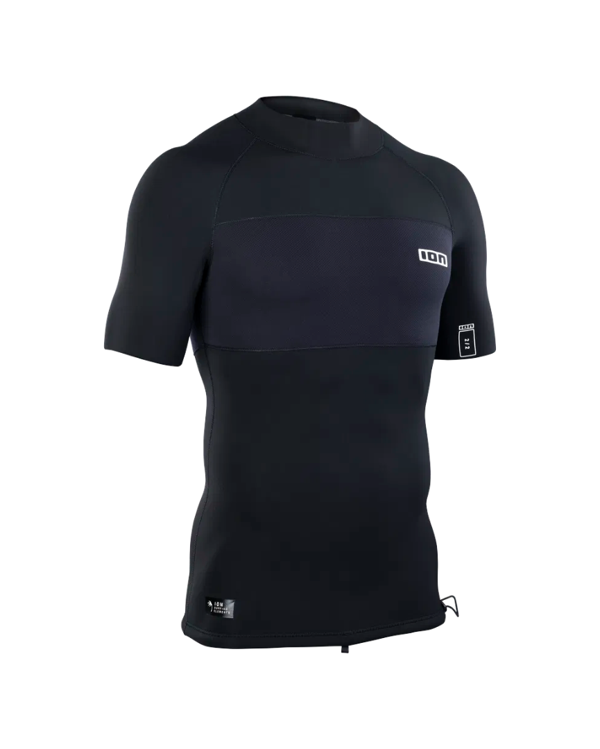 ION Maglia Neoprene Neo Top 2/2 Manica Corta Uomo Nero