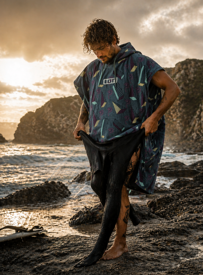 ION Poncho 100% Cotone
