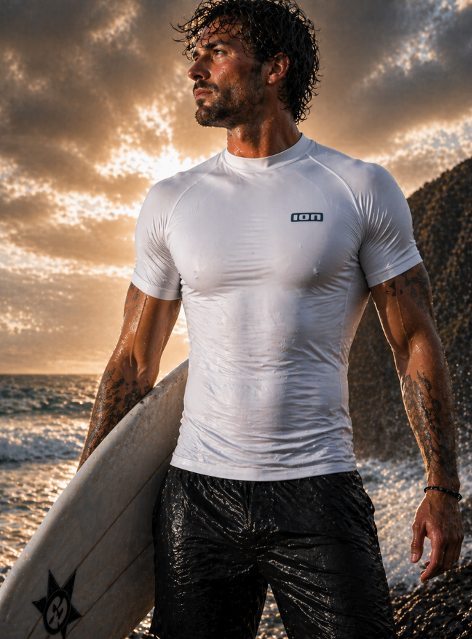 ION Lycra Manica Corta State protezione UV Bianco
