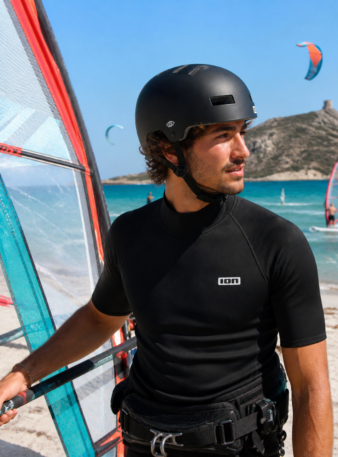 ION Casco MTB Seek Nero Bike Windsurf Kitesurf