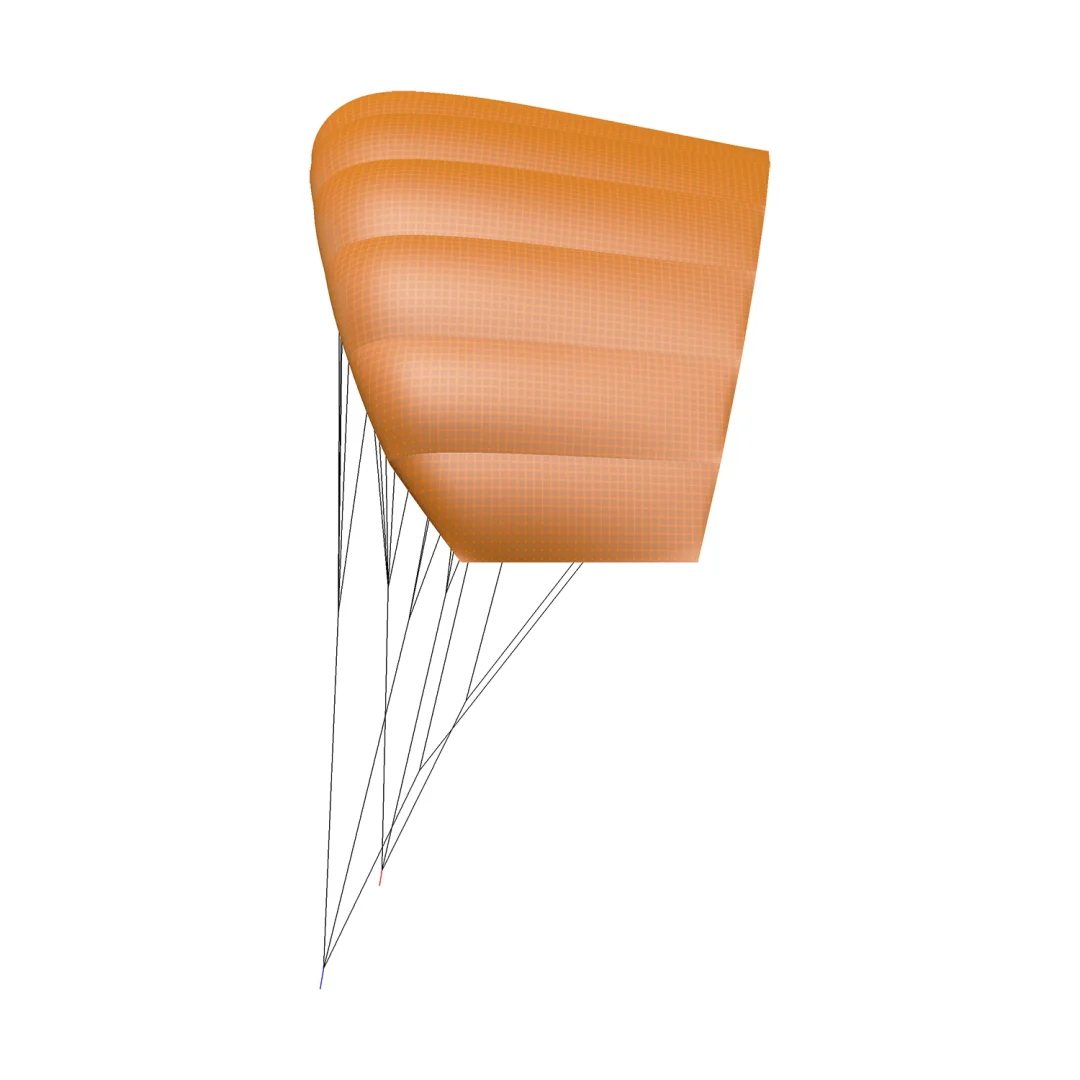 CrossKites Boarder 2.5 Fluor Orange R2F 7