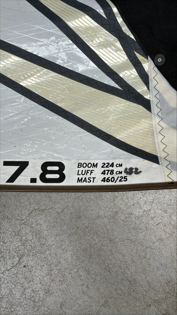 Gold 7.8 - SCU - Heavy usage marks, prototype sample, alternative sailbag 4