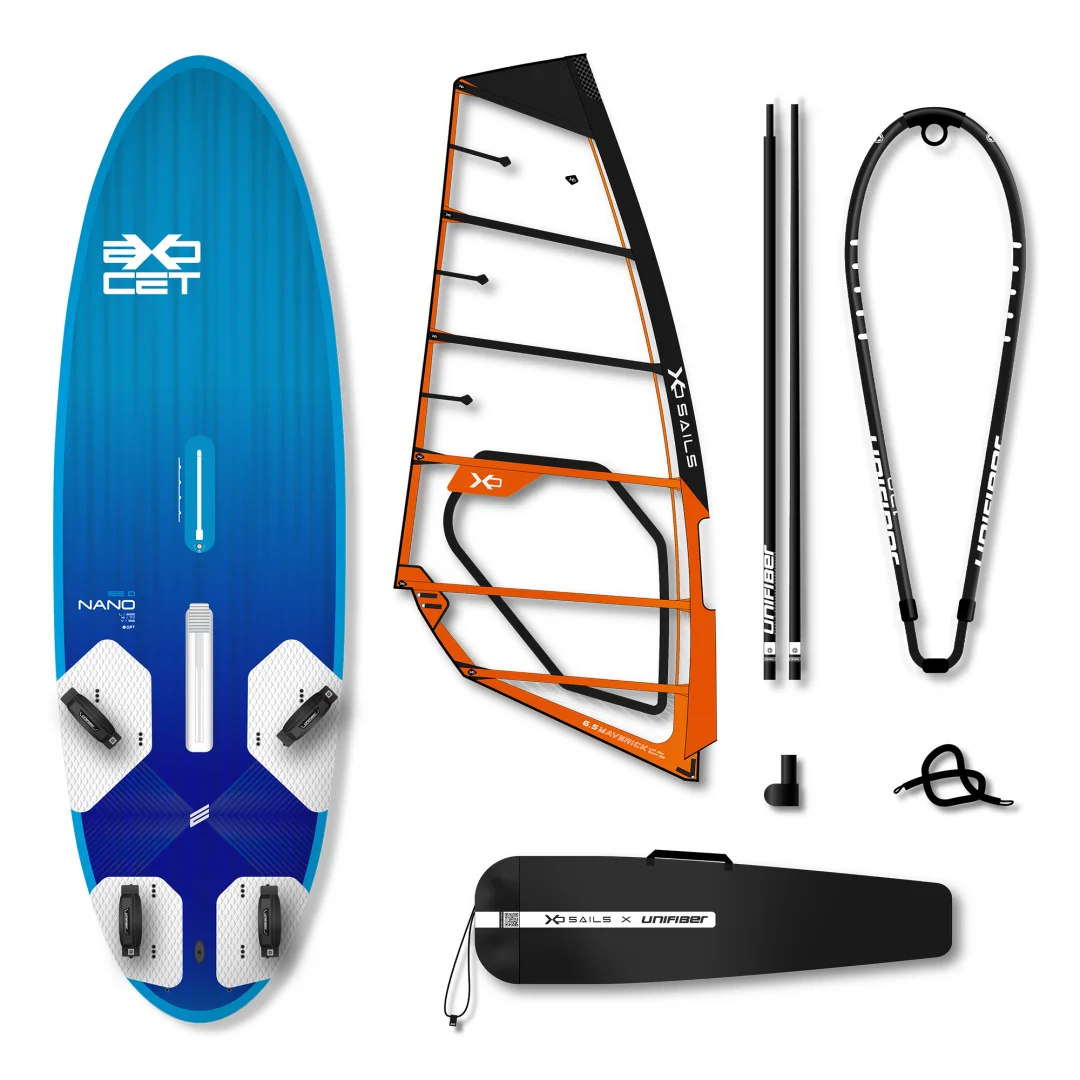 Nano V4 Daggerboard AST 155 & XO Sails Maverick Rig 7.3