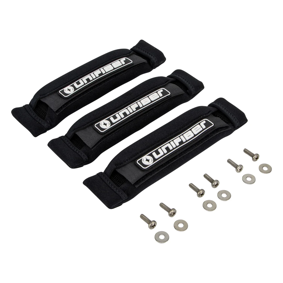 Neon Footstrap Set White (3x) Incl. Screws & Washers 2