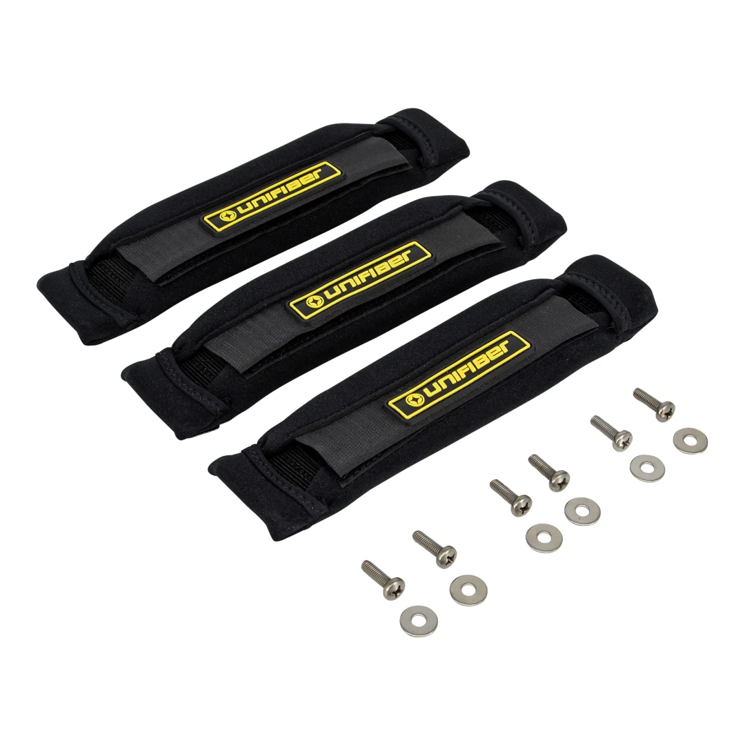 Neon Footstrap Set Yellow (3x) Incl. Screws & Washers 2