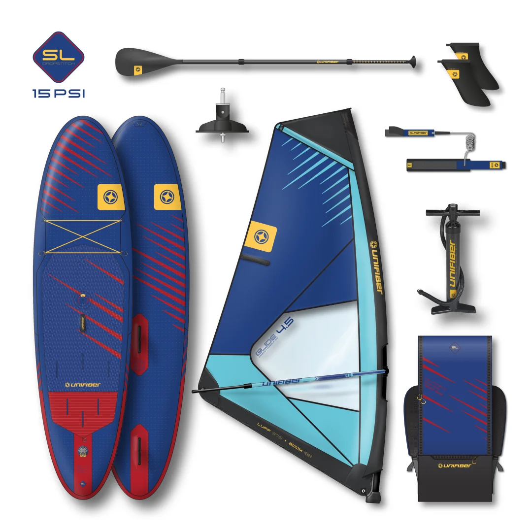 Oxygen iWindSup (SL) 10'7" & Glide 3.5 Rig Paddle Leash