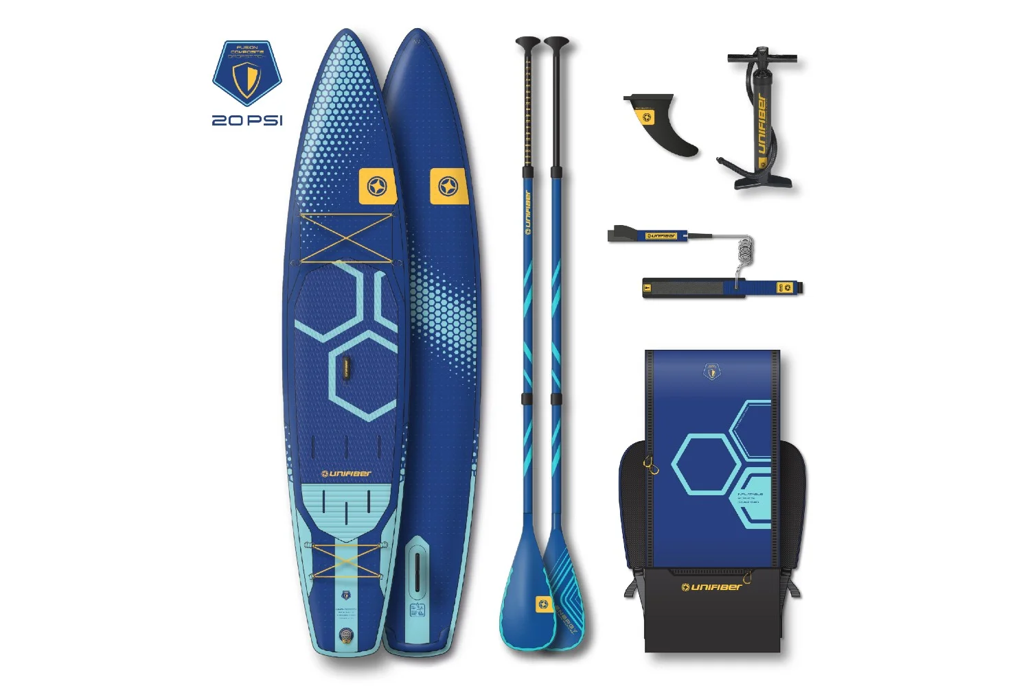 Sonic Touring iSup 12'6" (FCD) incl. Paddle & Leash