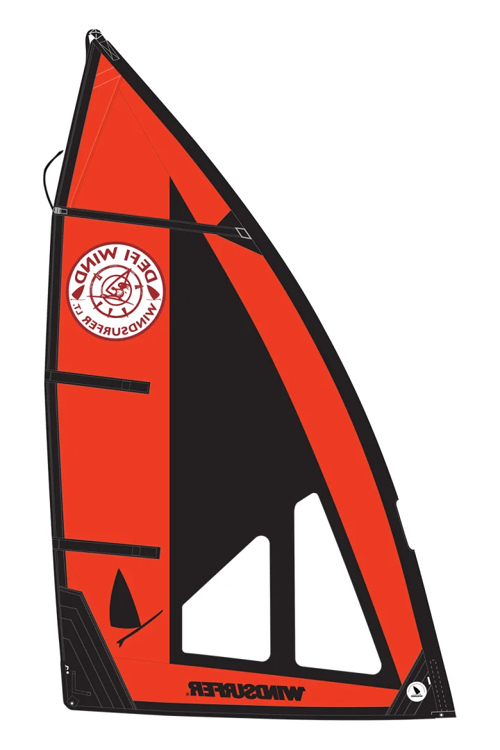 Windsurfer LT by Exocet Defi Wind Sail 5.7 Red Black