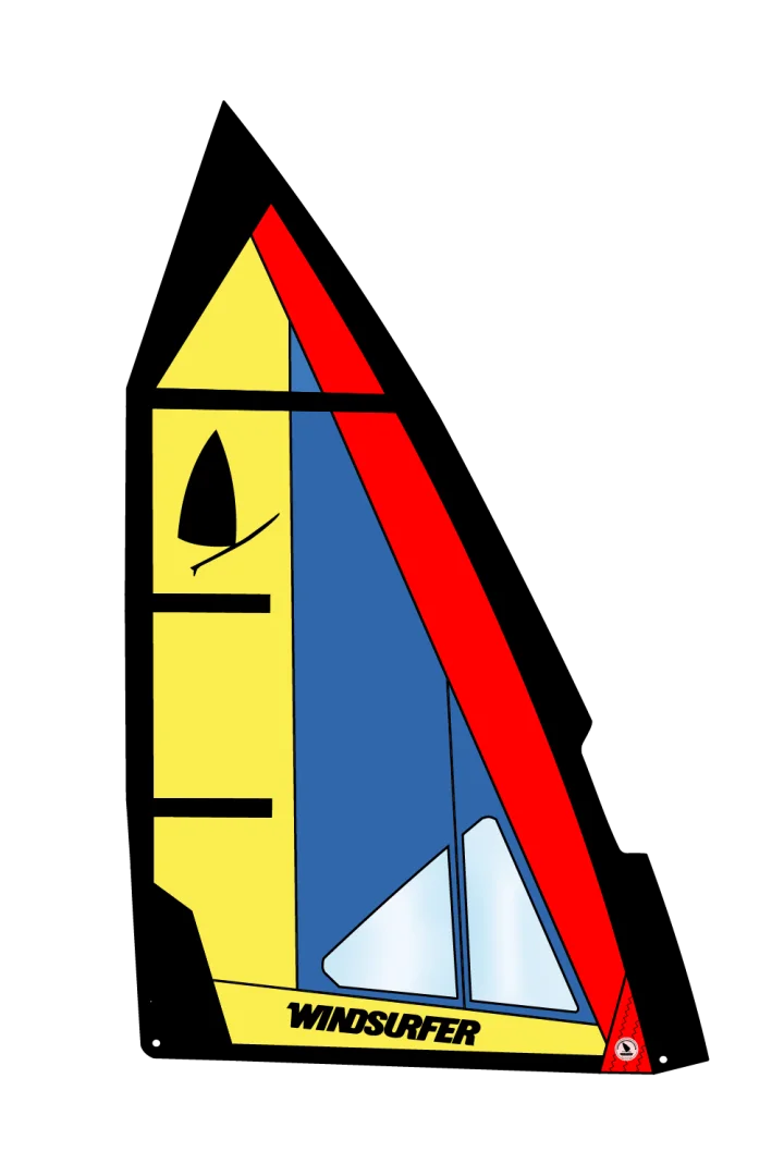 Windsurfer LT by Exocet Sail 5,7 Blue/Yellow/Red 2