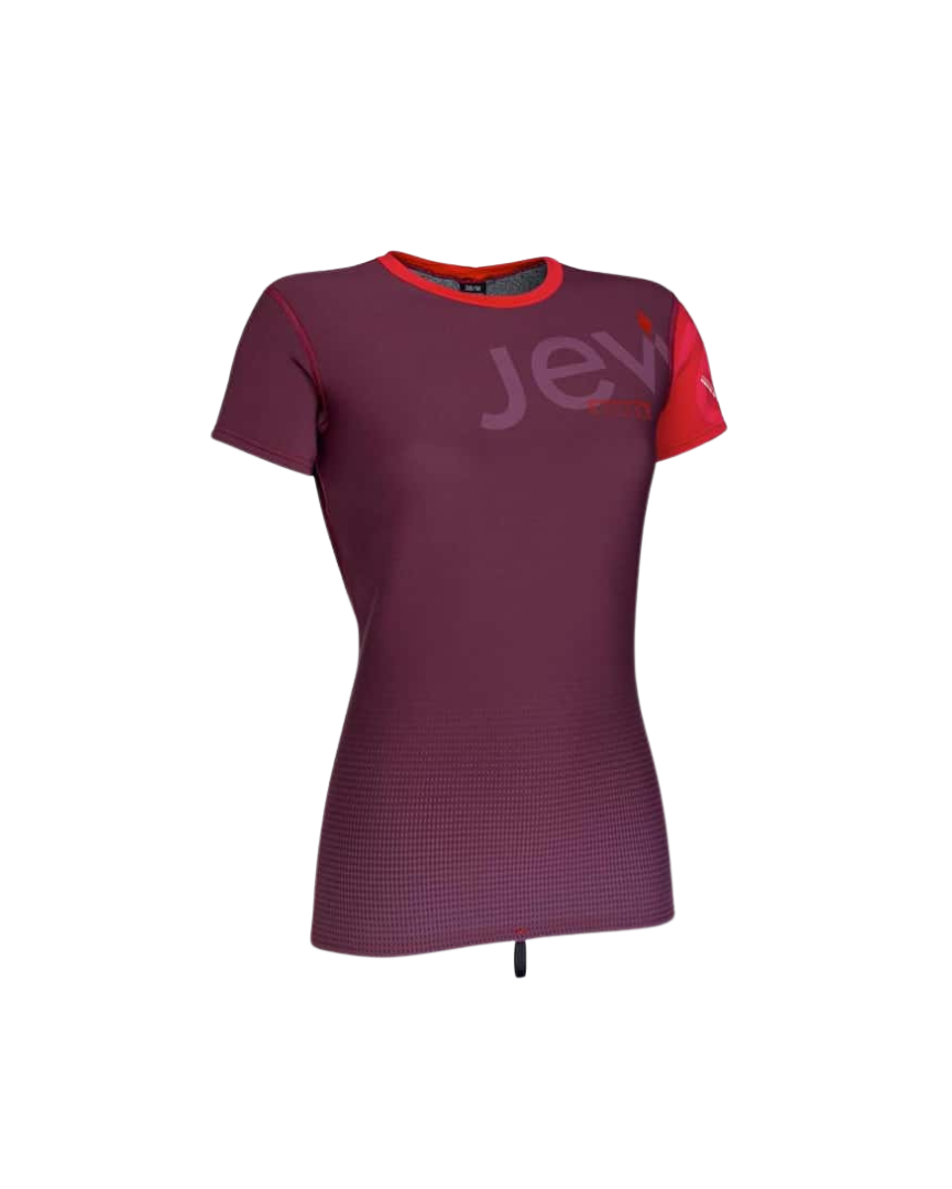 ION Neoprene Top Manica Corta 2/1 Bordeaux Donna