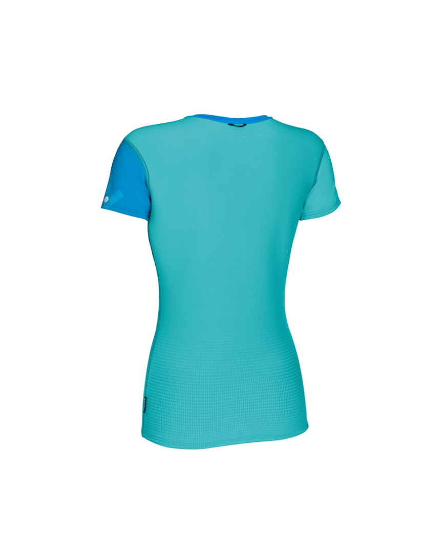 ION Neoprene Top Manica Corta 2/1 Azzurro Donna 2