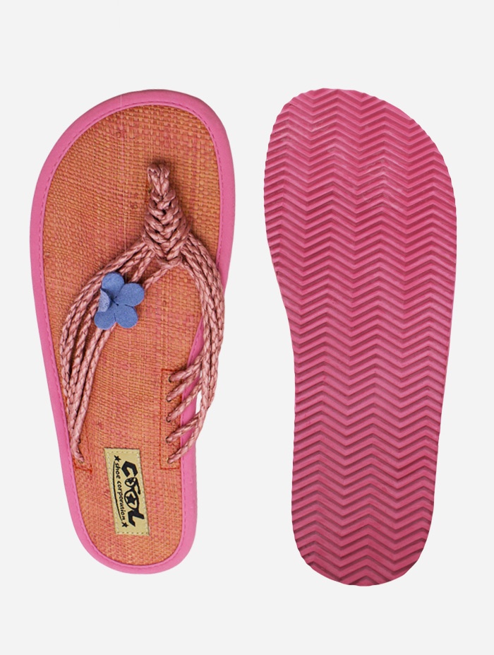 Cool Shoe Infradito Rafia Donna Rosso 2