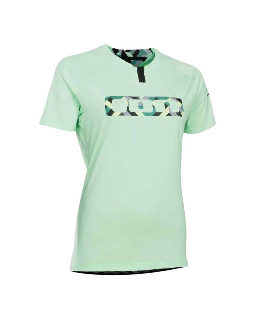 ION T-shirt Button Traze Verde Donna Bike