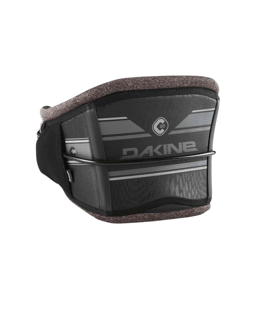 Dakine Trapezio a Fascia C-2 Nero con Gancio imbottito e coltellino di sicurezza Inclusi Nero Kitesurf