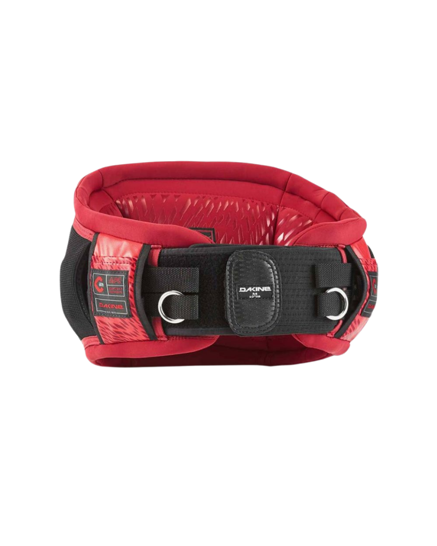 Dakine Trapezio a Fascia C-2 Rosso con Gancio imbottito e Coltellino Kitesurf 2