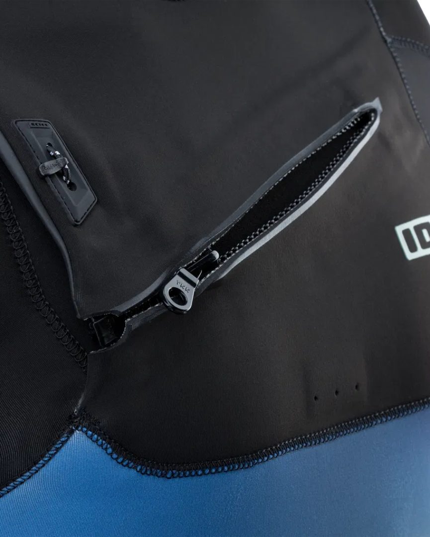 ION Muta Intera Bifoderata Seek Core 5/4 Zip Frontale Blu Nero 4