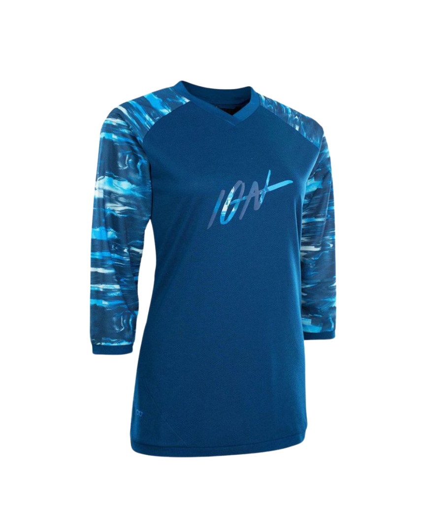 ION Maglia Bike Traze Donna Blu Bike