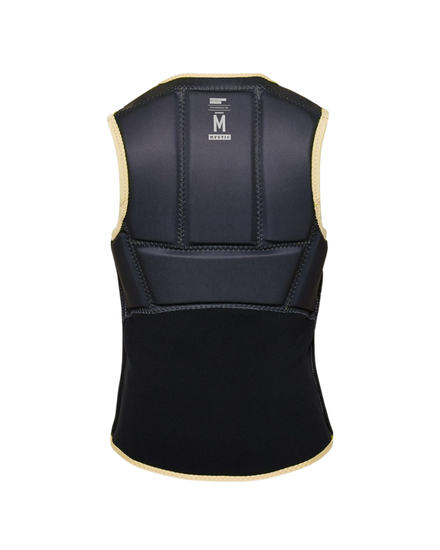 Mystic Impact Star Zip Frontale Donna Giallo 4