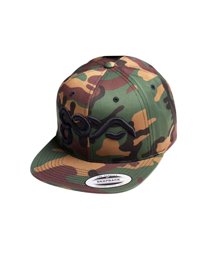 Goya Cappello Logo Retro Verde Mimetico