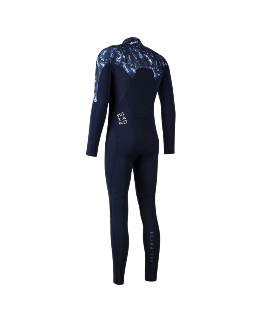 Neil Pryde Muta Intera Bifoderata Wizard 5/4 Blu Zip Frontale 2