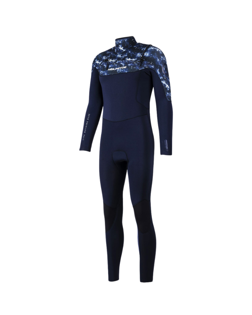 Neil Pryde Muta Intera Bifoderata Wizard 5/4 Blu Zip Frontale 4
