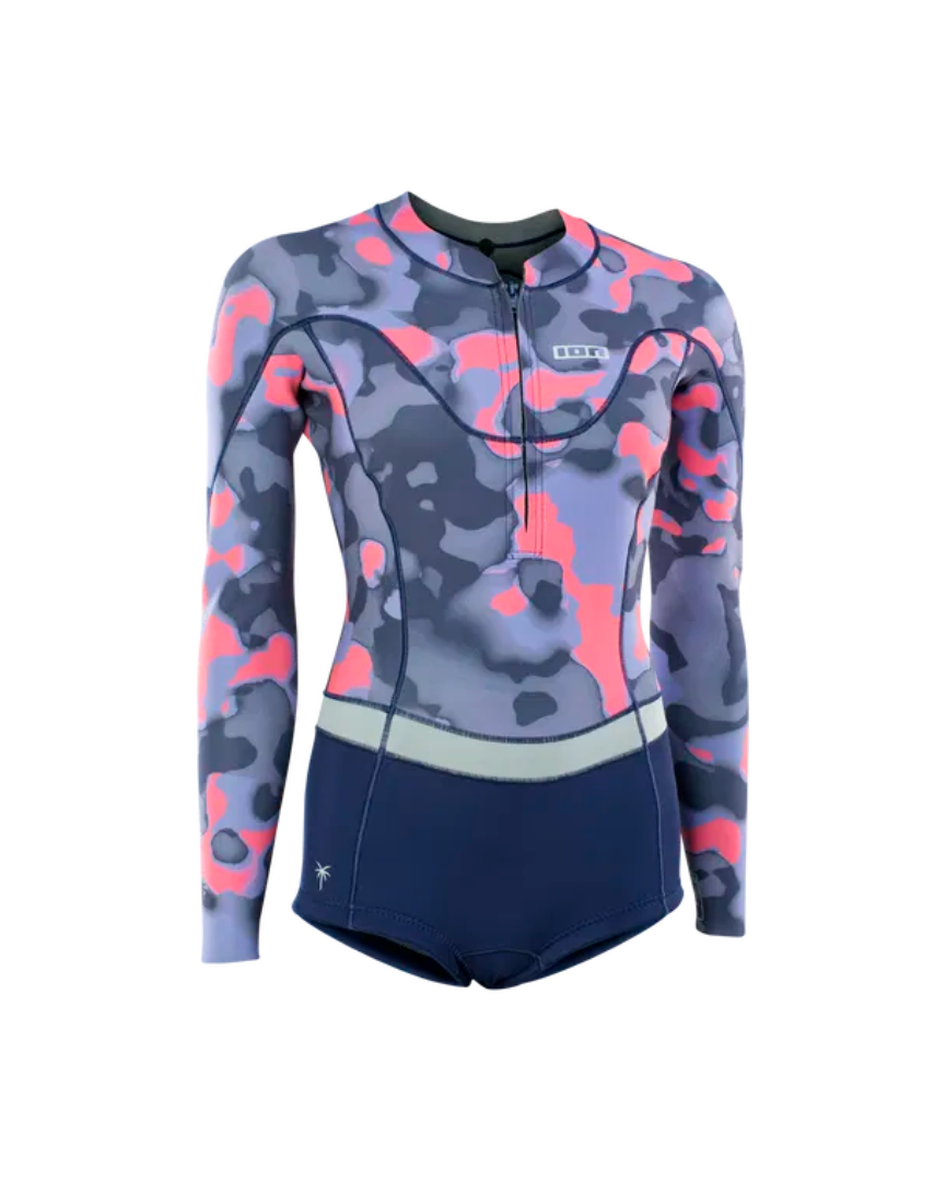 ION Muta Bifoderata Shorty Amaze 1,5 Manica Lunga Zip Frontale