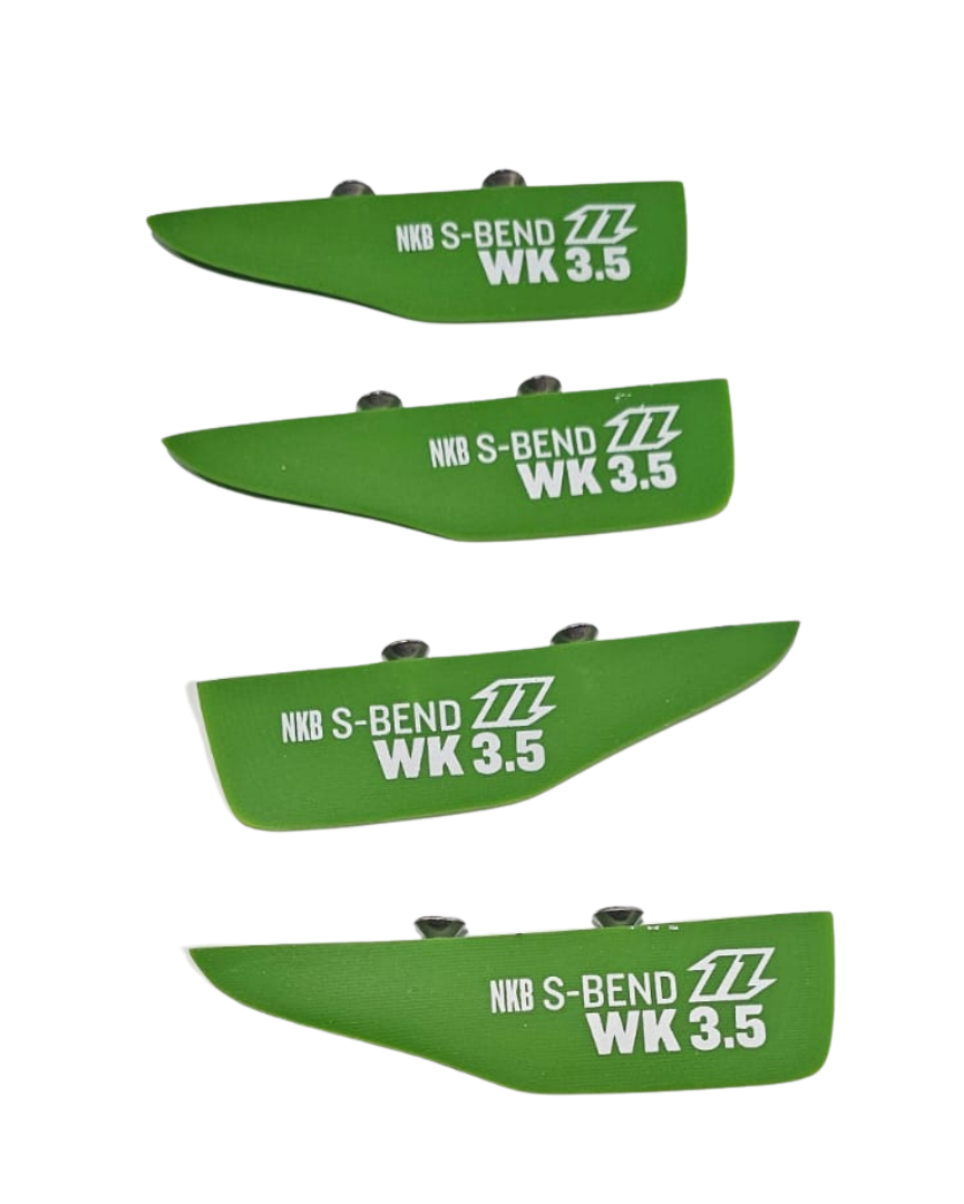 NKB North Kiteboarding S BEND WK 3,5cm Kit 4 Pinne e 4 Viti M6 per Tavole Twin Tip