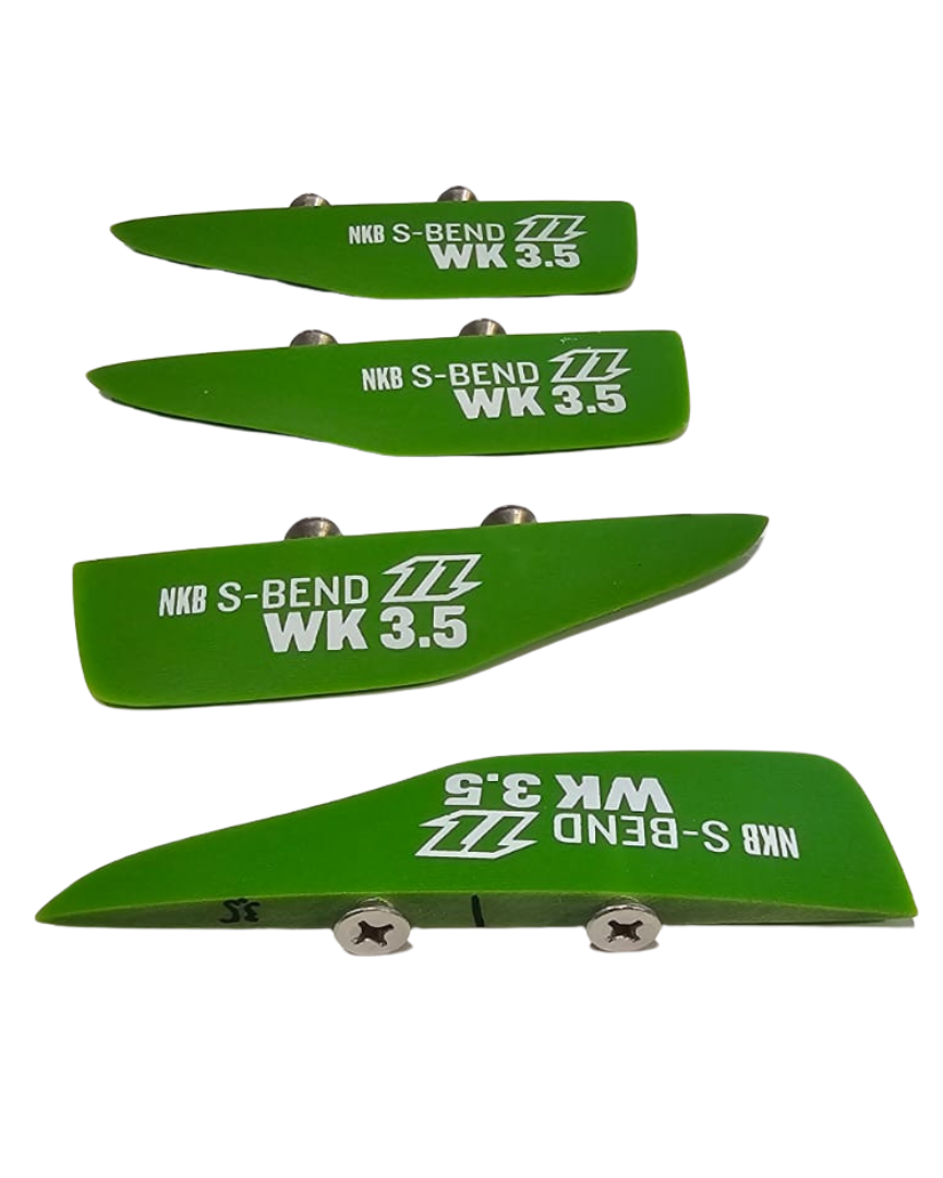 NKB North Kiteboarding S BEND WK 3,5cm Kit 4 Pinne e 4 Viti M6 per Tavole Twin Tip 2