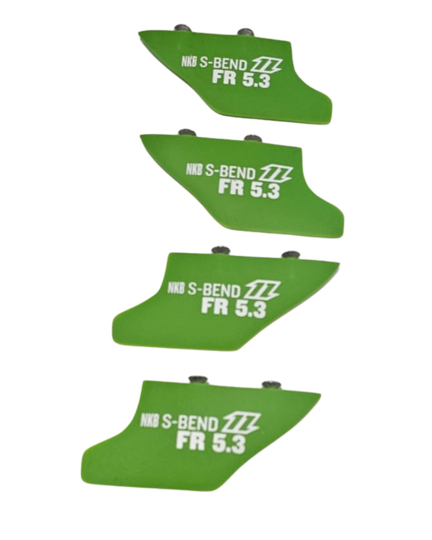 NKB North Kiteboarding S BEND WK 5,3cm Kit 4 Pinne e 4 Viti M6 per Tavole Twin Tip