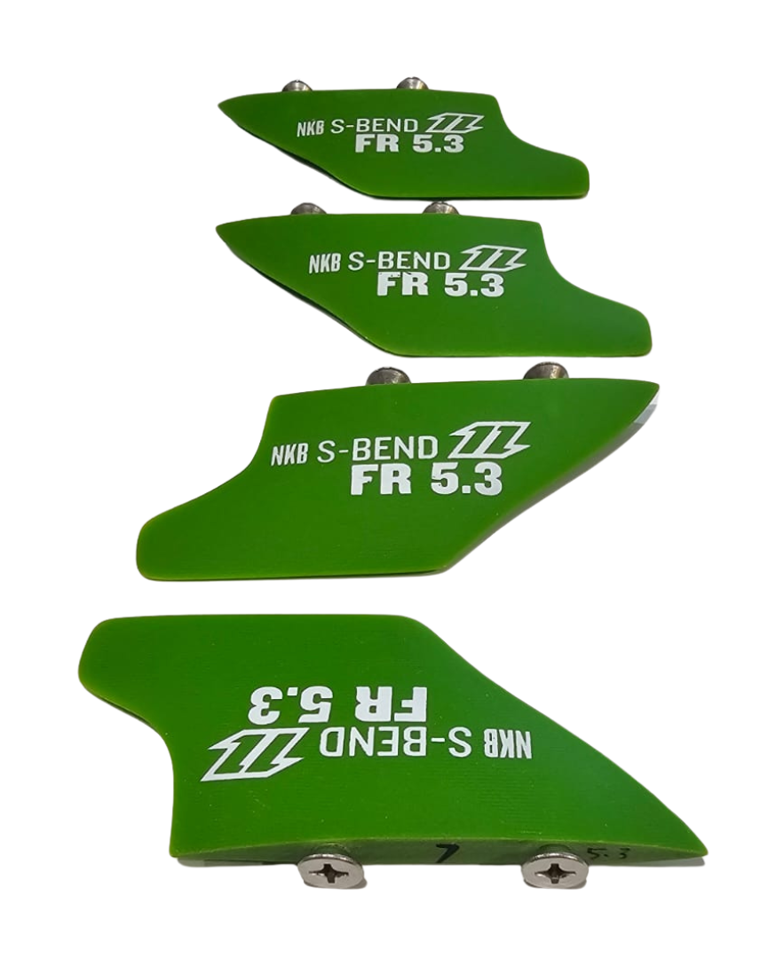 NKB North Kiteboarding S BEND WK 5,3cm Kit 4 Pinne e 4 Viti M6 per Tavole Twin Tip 2