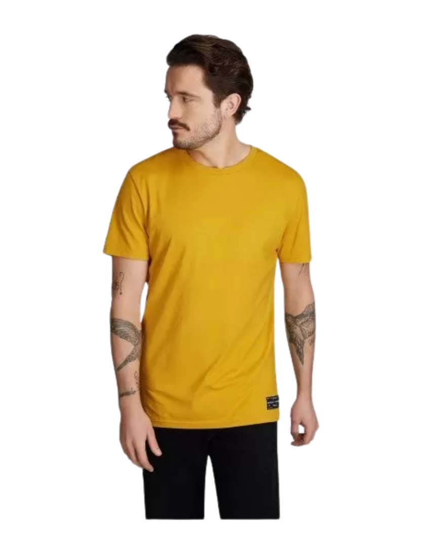Mystic T-Shirt The Heat Manica Corta Giallo 4