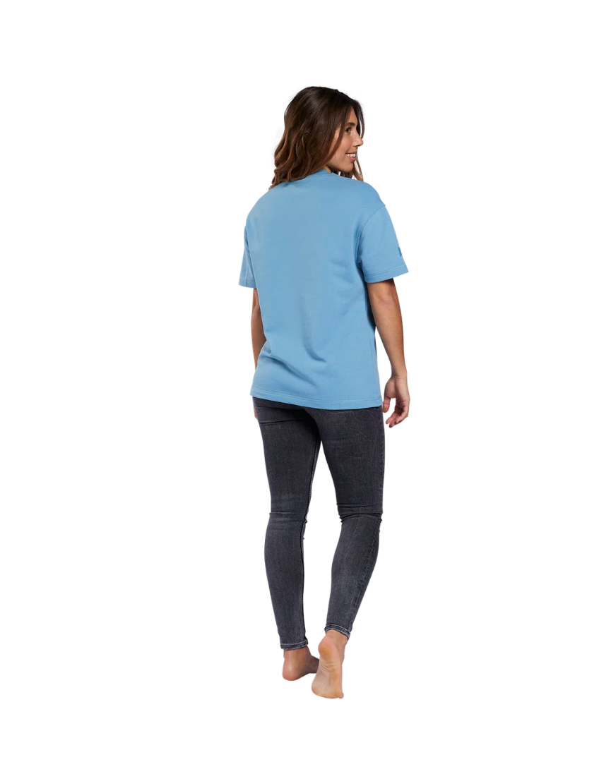 Duotone T-shirt Sweat Tide Manica Corta Unisex Azzurro 3