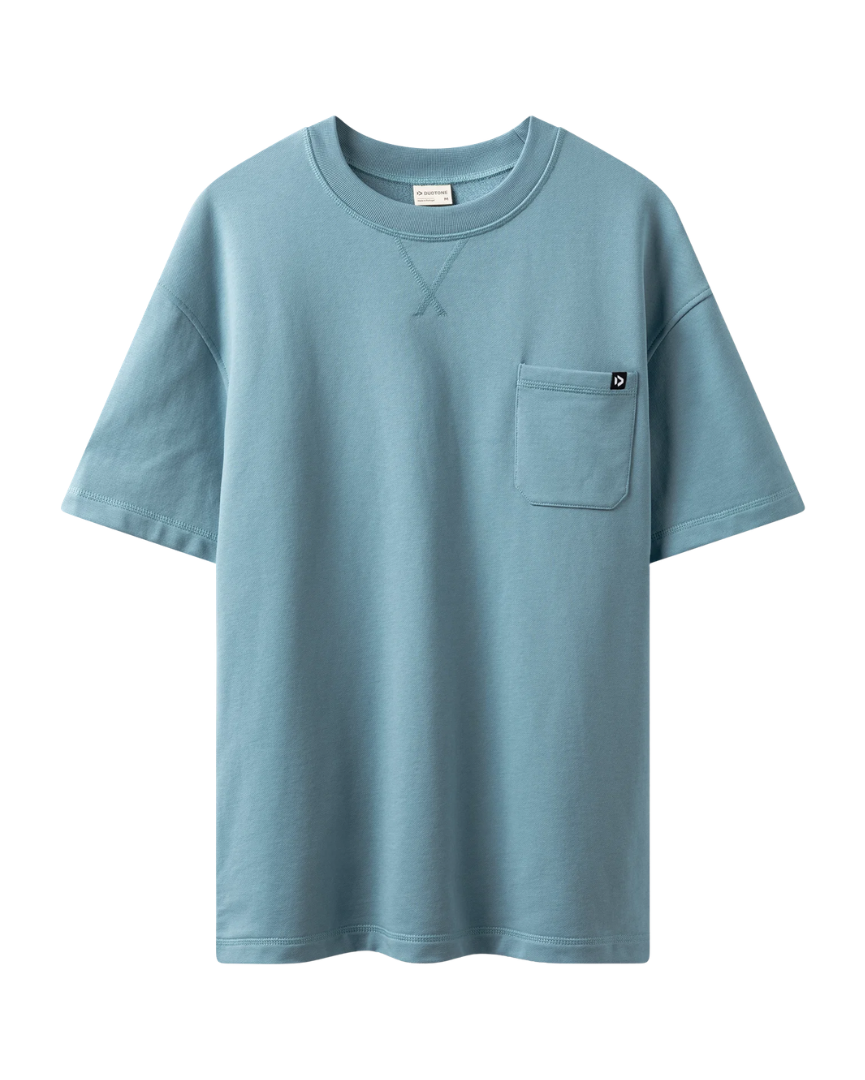 Duotone T-shirt Sweat Tide Manica Corta Unisex Azzurro 5