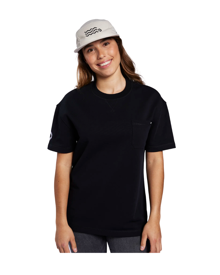 Duotone T-shirt Sweat Tide Manica Corta Unisex Nero 5